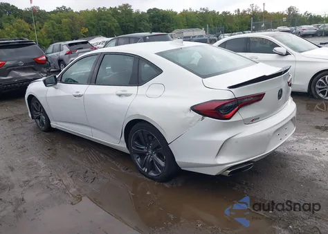 2023 Acura Tlx A-Spec Package z USA, uszkodzony, nr VIN 19UUB6F56PA001323